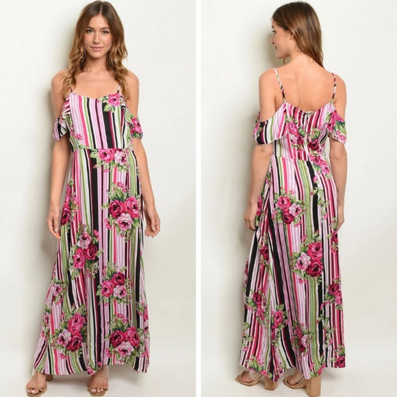 Floral Party Dress - Large - Picture 1 of 4